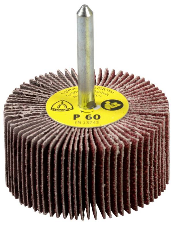 Klingspor 12912 KM 613 Schleifmopstifte, 40 x 15 x 6 mm Korn 180 Durchmesser 40 mm 10 St.