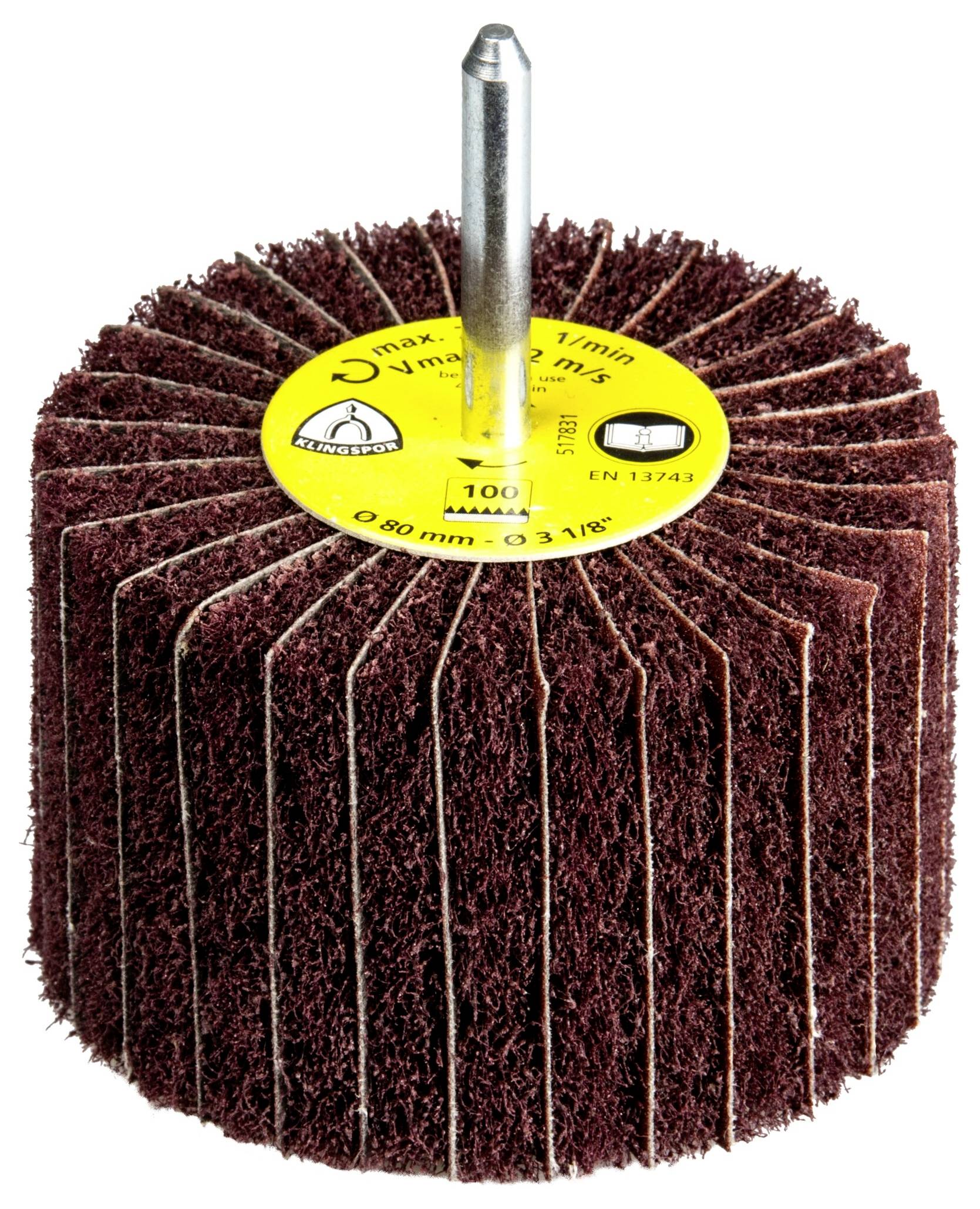 Klingspor 258947 NCS 600 Vliesmopstifte Kombination, 80 x 50 x 6 mm Korn 240 Very Fine 80 mm 10 St.