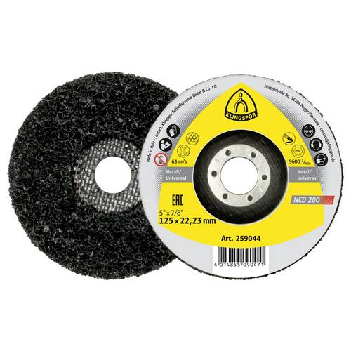 Thumbnail - Klingspor 259044 NCD 200 Reinigungsscheibe, 125 x 22,23 mm Siliziumkarbid gerade 125 mm 5 St.