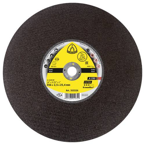 Klingspor A 330 Extra 353326 Trennscheibe gerade 356 mm 10 St. Stahl