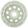 Klingspor 330621 DS 600 B Diamantschleifteller, 100 x 8,5 x 22,23 mm 16 Segmente 8,5 x 5,5 mm, 2-Reihig Reduzierring 16 Durchmesser 100 mm