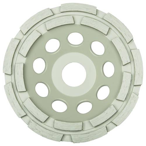 Klingspor 325379 DS 600 B Diamantschleifteller, 180 x 8 x 22,23 mm 24 Segmente 8 x 5,5 mm, 2-Reihig Durchmesser 180 mm
