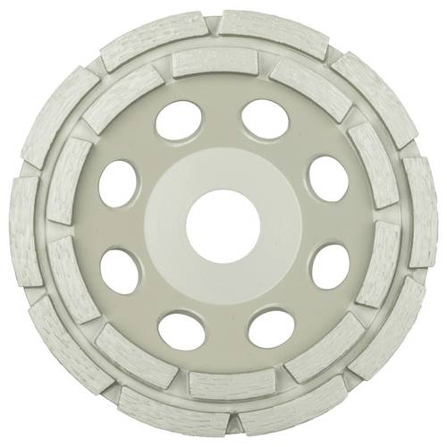 Thumbnail - Klingspor 331028 DS 600 A Diamantschleifteller, 125 x 7,2 x 22,23 mm 18 Segmente 7,2 x 5 mm, 2-Reihig Durchmesser 125 mm