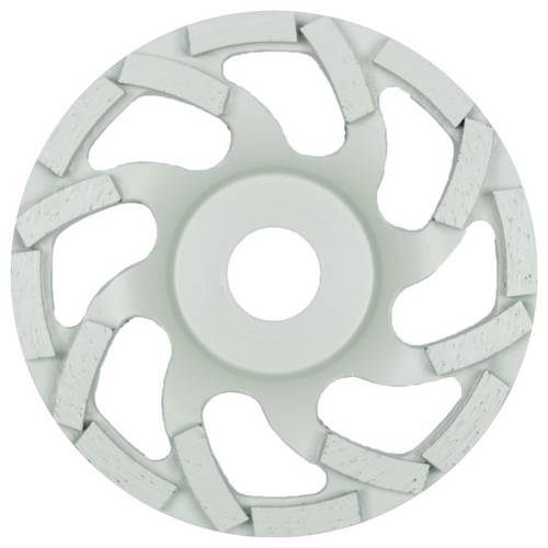 Klingspor 331023 DS 600 S Diamantschleifteller, 115 x 7,2 x 22,23 mm 16 Segmente 7,2 x 5,5 mm, Spezialgeometrie Durchmes...