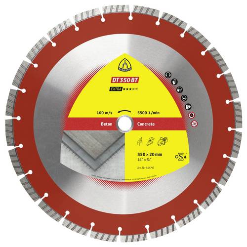 Thumbnail - Klingspor 354796 DT 350 BT Extra Diamanttrennscheibe Durchmesser 300 mm Bohrungs-Ø 25.4 mm Beton 1 St.