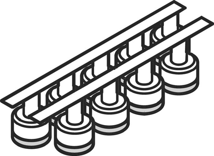 Eine Penrose-Treppen-Darstellung, die miteinander verbundene Treppen zu einer unmöglichen Struktur formt und eine optische Täuschung erzeugt.