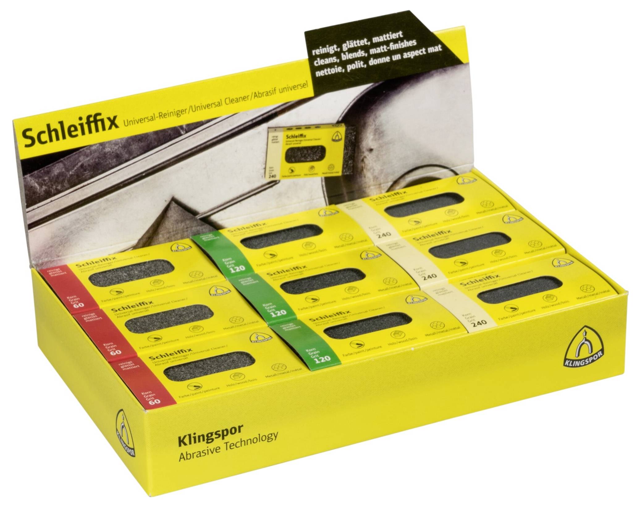 Klingspor 72129 SFK 655 Schleiffix Handklotz, 80 x 50 x 20 mm 1 St.