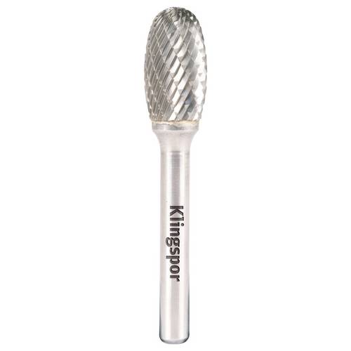 Thumbnail - Klingspor 295909 Frässtift Ellipse Länge 60 mm Produktabmessung, Ø 8 mm Schaftdurchmesser 6 mm