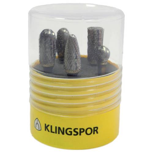 Klingspor 336927 Fräser-Set Produktabmessung, Ø 9.6 mm Schaftdurchmesser 6 mm