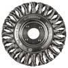 Klingspor BR 600 Z Rundbürste gezopft einreihig, 115 x 14 mm Gewinde M 14 0,5 Stahl BR 600 Z 370717 1 St.