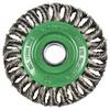 Klingspor BR 600 Z Rundbürste gezopft einreihig Anzahl Reihen 1, 115 x 14 x 22,23 mm 0,5 Edelstahl BR 600 Z 358342 1 St.