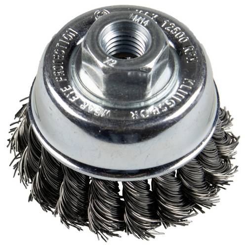 Klingspor BT 600 Z Topfbürsten gezopft ohne Ring Anzahl Reihen 1, 80 mm Gewinde M 14 0,5 Stahl BT 600 Z 358337 1 St.