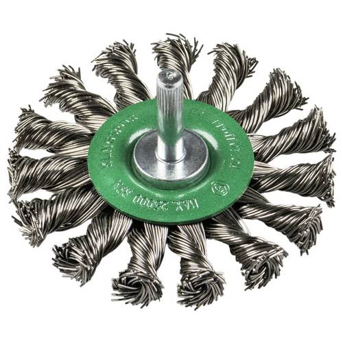 Klingspor BRS 600 Z Schaftrundbürste gezopft Anzahl Reihen 1, 75 x 12 x 6 mm 0,5 Edelstahl BRS 600 Z 358321 10 St.