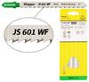 Klingspor 670517 JS 601 WF Stichsägeblätter, 130 x 8 x 1,45 mm Nutzlänge 110Crom-Vanadium, kreuzgeschliffen, konisch , 10 Zähne pro Zoll, SB-verpackt im Karton 5 St.