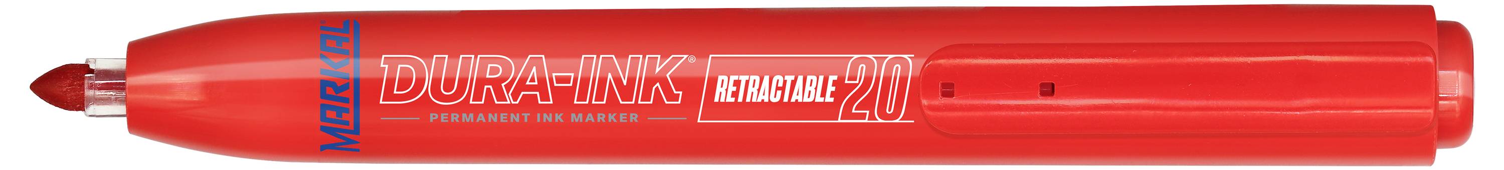Markal DURA-INK RETRACTABLE 96575 Permanent marker Zwart Watervast: Ja
