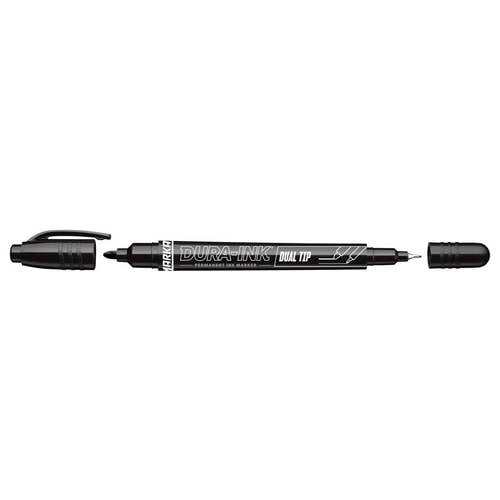 Markal DURA-INK DUAL TIP 96283 Permanentmarker Schwarz wasserfest: Ja