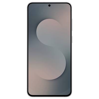 Ein Smartphone mit elegantem Design, das eine mittig platzierte Frontkamera auf einem Verlaufshintergrund zeigt.