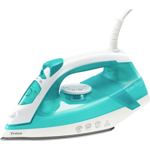Trisa Classic Steam i5521 Bügeleisen Türkis, Weiß 2000 W