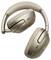 Cremefarbene Over-Ear-Kopfhörer mit gepolsterten Ohrmuscheln und einem Kopfbügel, mit Tasten an den Seiten zur Klangsteuerung.