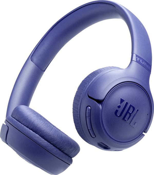JBL Tune 530  On Ear Kopfhörer Kabellos, Bluetooth®  Blau Mikrofon-Rauschunterdrückung Faltbar Telefon