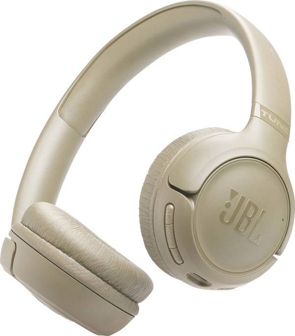 JBL Tune 530  On Ear Kopfhörer Kabellos, Bluetooth®  Beige Mikrofon-Rauschunterdrückung Headset Telefon