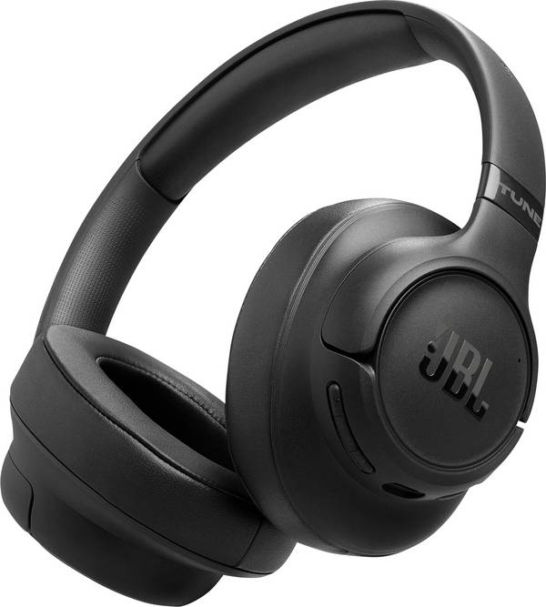 JBL Tune 780 Over Ear Kopfhörer Kabellos, Bluetooth®, kabelgebunden Stereo Schwarz Noise Cancelling, Mikrofon-Rauschunterdrückung Faltbar, Lautstärkeregelung HiFi
