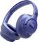 Blaue kabellose Over-Ear-Kopfhörer mit schlankem Design und „JBL"-Logo an der Seite, mit gepolsterten Ohrmuscheln und verstellbarem Kopfbügel.