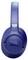 Blaue JBL-Kopfhörer mit Ohrmuscheln, die die Seite mit dem JBL-Logo zeigen.