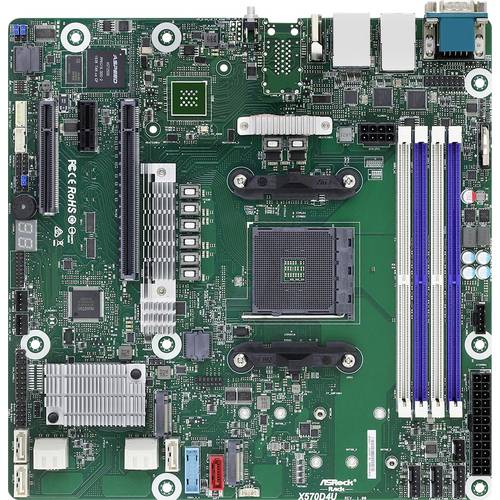 ASRock Rack X570D4U Mainboard Sockel (PC) AMD® AM4 Formfaktor (Details) Micro-ATX Mainboard-Chipsatz AMD® X570