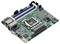 Eine Computermotherboard mit verschiedenen Steckplätzen und Anschlüssen für RAM, CPU und Erweiterungskarten, entwickelt zum Aufbau oder zur Aufrüstung von Computern.