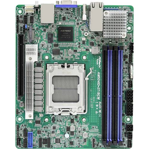 ASRock AM5D4ID-2T/BCM Mainboard Sockel (PC) AMD® AM5 Formfaktor (Details) Mini-ITX