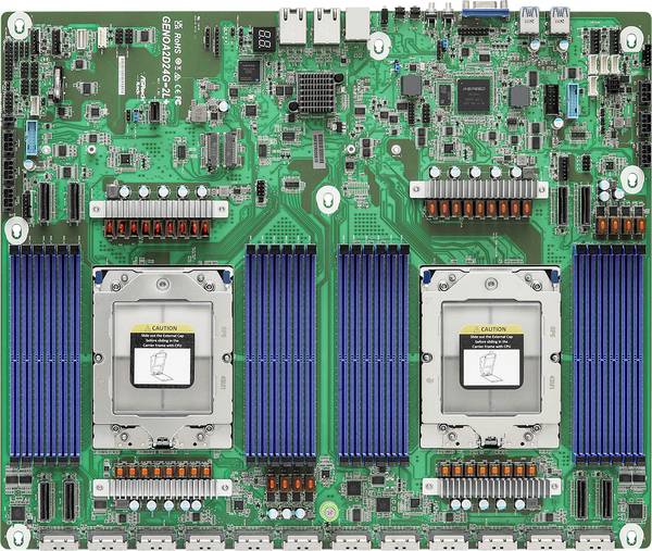 ASRock GENOA2D24G-2L+ Proprie Mainboard  Sockel (PC) AMD® SP5  Mainboard-Chipsatz SoC