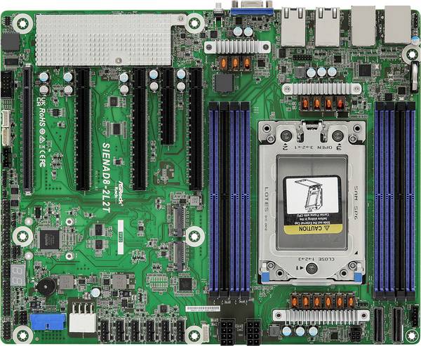 ASRock SIENAD8-2L2T Mainboard  Sockel (PC) AMD® SP6 Formfaktor (Details) ATX