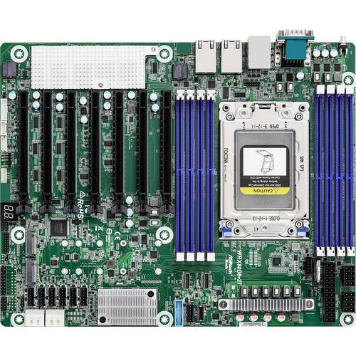 ASRock WRX80D8-2T Mainboard Sockel (PC) AMD® SP3 Formfaktor (Details) ATX Mainboard-Chipsatz AMD® WRX80