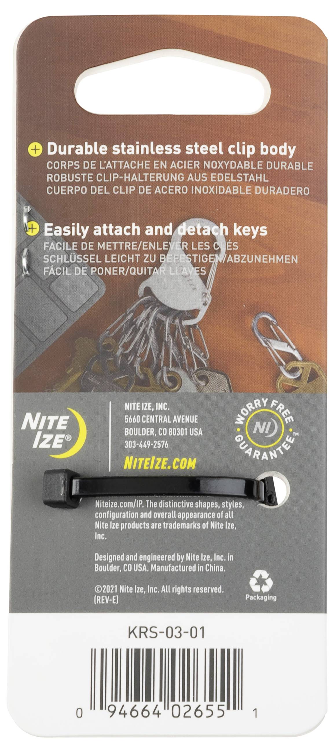 NITE Ize Schlüssel-Karabiner NI-KRS-03-01 1 St.-2