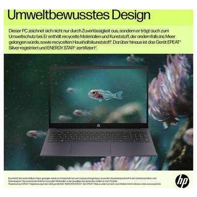 HP Notebook 15-fd0517ng 39.6 cm (15.6 Zoll) Full HD Intel® Celeron® N100 8 GB RAM 512 GB SSD Deutsch, QWERTZ Intel UHD G-3