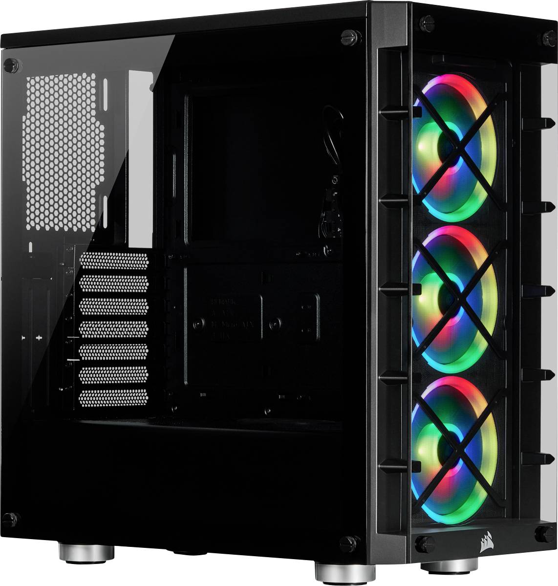 Corsair Crystal Series 465X RGB Midi-Tower PC-Gehäuse Schwarz