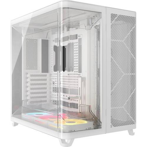 Corsair AIR 5400 LX-R LINK Midi-Tower PC-Gehäuse Weiß