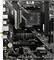 Mainboard MSI MAG A520M mit verschiedenen Anschlüssen und Erweiterungssteckplätzen, entwickelt für AMD-Prozessoren, detaillierte Schaltkreise sichtbar.