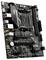 Ein MSI MAG A520M Vector WIFI Motherboard, das verschiedene Anschlüsse wie USB, Audio und PCIe-Steckplätze präsentiert, entwickelt für den Computeraufbau.