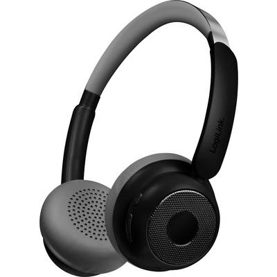 Schwarze und graue Over-Ear-Kopfhörer mit gepolsterten Ohrmuscheln und verstellbarem Kopfbügel, entwickelt für komfortables Audiohören.