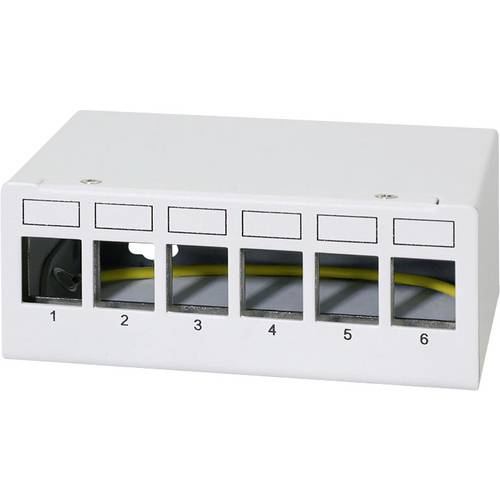 LogiLink NK4091 Patch-Panel CAT 6a Lichtgrau (RAL 7035)
