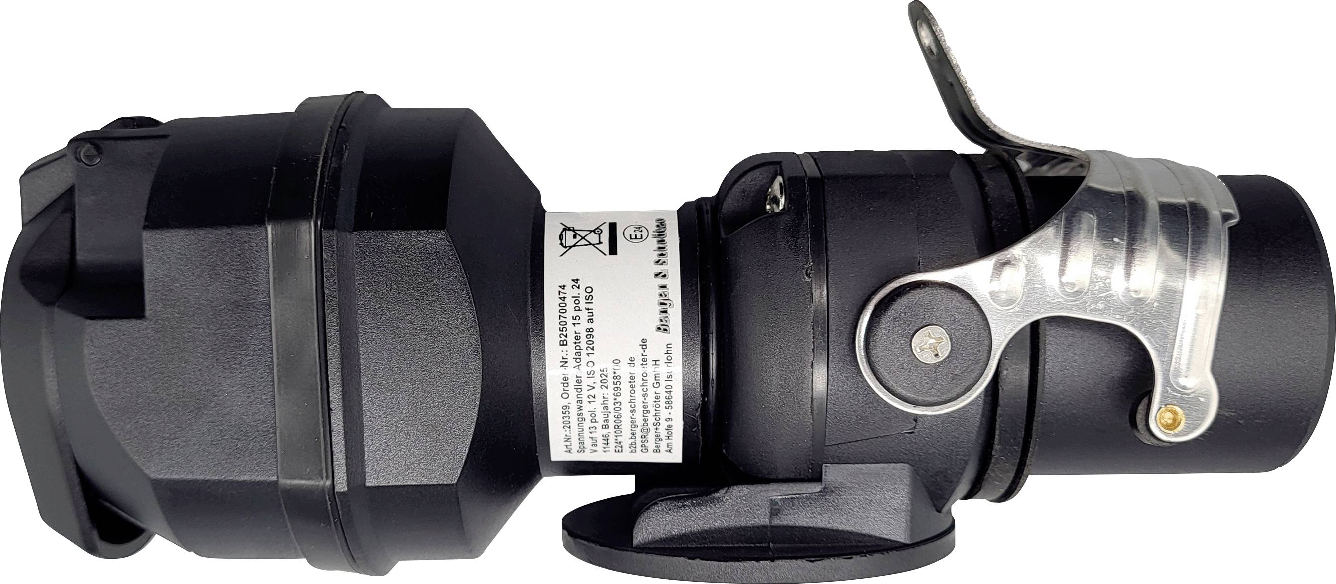 Berger & Schr&ouml;ter 48.347EK-B Spanningsreducerer Stekkerdoos, 15-polig