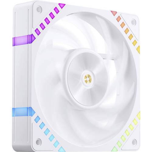 Jonsbo HF2-120 PC-Gehäuse-Lüfter Weiß (B x H x T) 120 x 25 x 120 mm inkl. LED-Beleuchtung