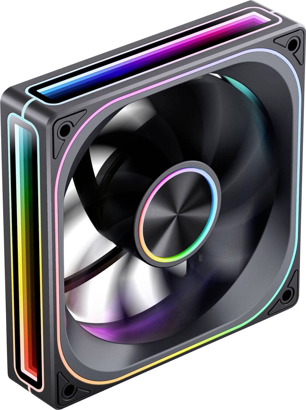 Thumbnail - Jonsbo ZA-120 PC-Gehäuse-Lüfter Schwarz inkl. LED-Beleuchtung