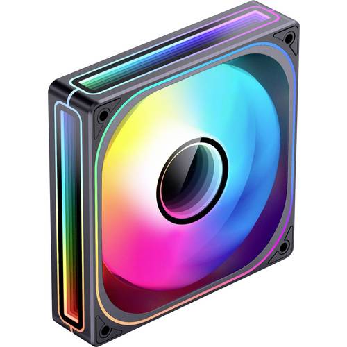 Jonsbo ZB-120 PC-Gehäuse-Lüfter Schwarz (B x H x T) 120 x 28 x 120 mm