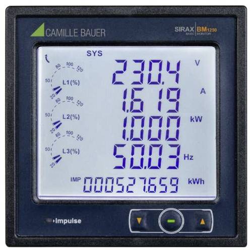 Camille Bauer SIRAX BM1250-0.2S-12...60V AC/DC Netz-Analysegerät