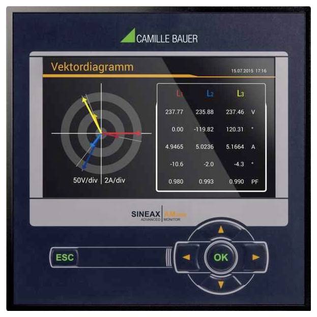 Camille Bauer SINEAX AM3000 Netz-Analysegerät