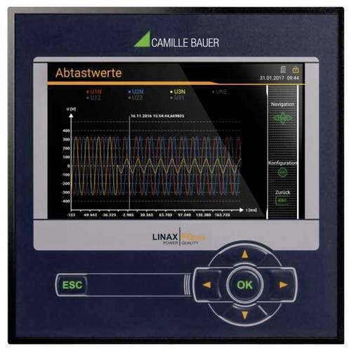 Camille Bauer LINAX PQ3000 Netz-Analysegerät