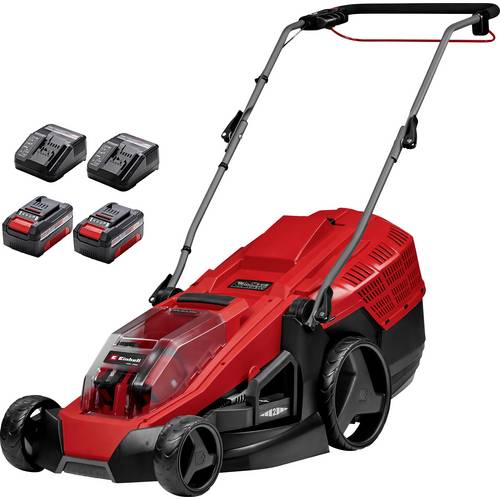 Einhell GE-CM 36/43 Li M Akku Akku-Rasenmäher inkl. Akku, inkl. Ladegerät, T-Griff, Mulchfunktion, Höhenverstellbarer Gr...